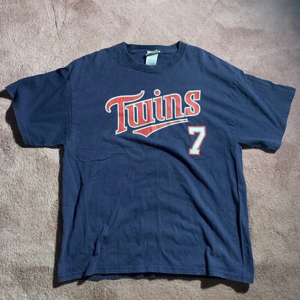 Vintage Lee‎ Sport Joe Mauer #7 T-Shirt